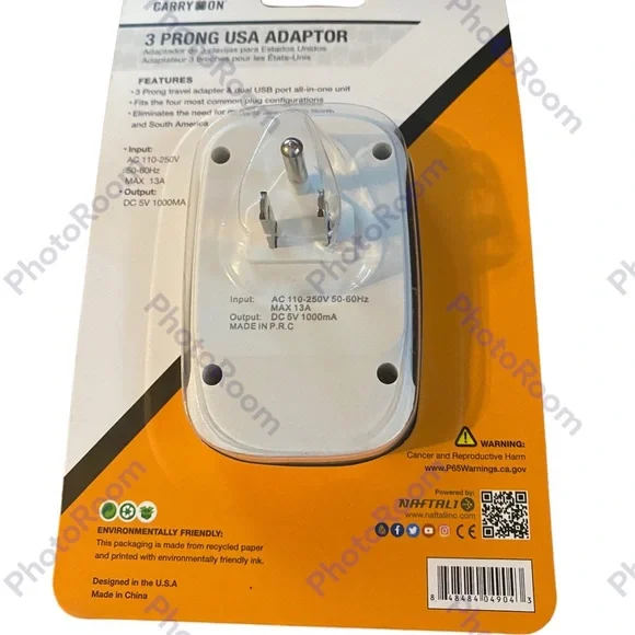 3 prong USA power adapter - Picture 2 of 2
